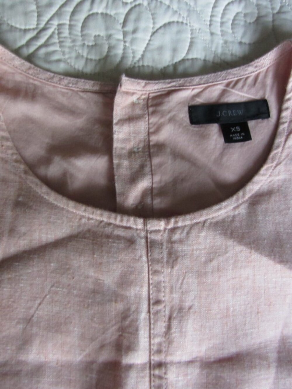 J. Crew Pink Linen Summer Dress - Picture 3 of 5